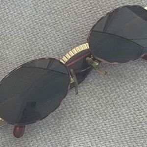 Fendi Black and Gold Sunglasses